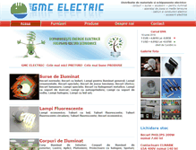 Tablet Screenshot of gmc-electric.ro